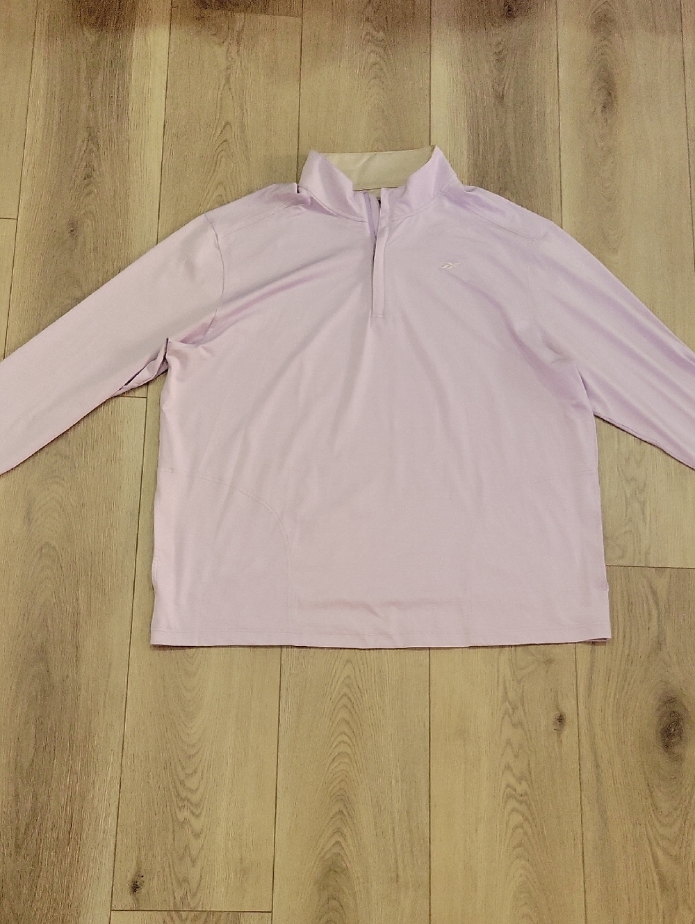 Reebok Light Lavender Half-Zip Men's Sweater